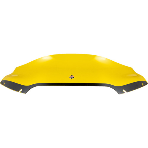 Klock Werks #KWW-01-0662 - Kolor Flare® Windshield - 6" - Yellow - '15-'25 FLTR