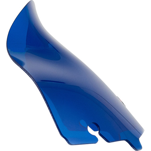 Klock Werks #KWW-01-0686 - Kolor Flare® Windshield - 6-1/2" - Blue - '14-'25 FLH/FLHT/FLHX
