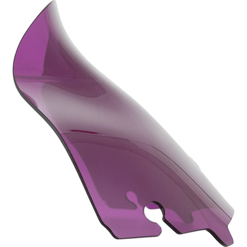 Klock Werks #KWW-01-0687 - Kolor Flare® Windshield - 6-1/2" - Purple - '14-'25 FLH/FLHT/FLHX
