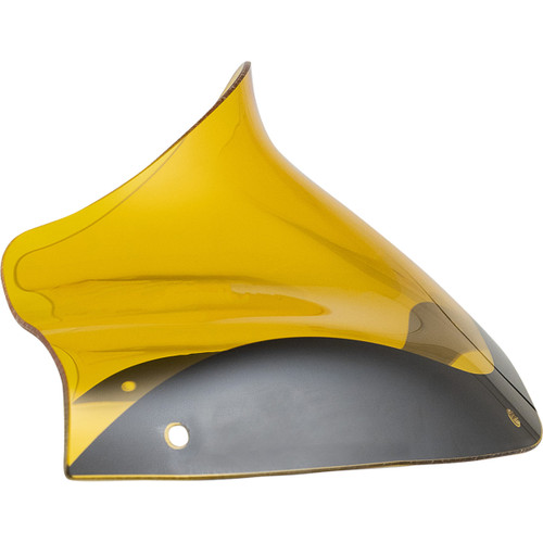 Klock Werks #KWW-01-0690 - Kolor Flare® Windshield - 8" - Yellow - '98-'13 FLTR