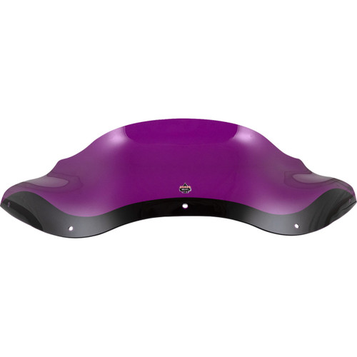 Klock Werks #KWW-01-0694 - Kolor Flare® Windshield - 8" - Purple - '98-'13 FLTR