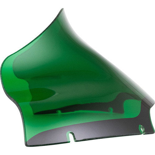 Klock Werks #KWW-01-0671 - Kolor Flare® Windshield - 9" - Green - '15-'25 FLTR