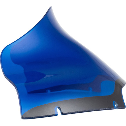 Klock Werks #KWW-01-0672 - Kolor Flare® Windshield - 9" - Blue - '15-'25 FLTR