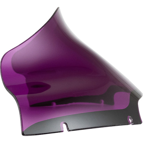 Klock Werks #KWW-01-0673 - Kolor Flare® Windshield - 9" - Purple - '15-'25 FLTR