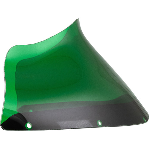 Klock Werks #KWW-02-0613 - Kolor Flare® Windshield - 9" - Green - FXRP
