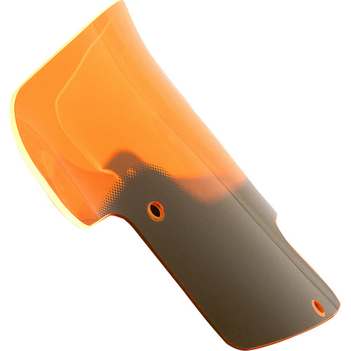 Klock Werks #KWW-04-0619 - Ice Flare® Windshield - 8" - Orange Ice - '20-'25 Indian