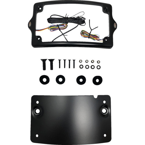Kodlin USA #KUS20300 - License Plate Kit - Amber/Red/White - Black