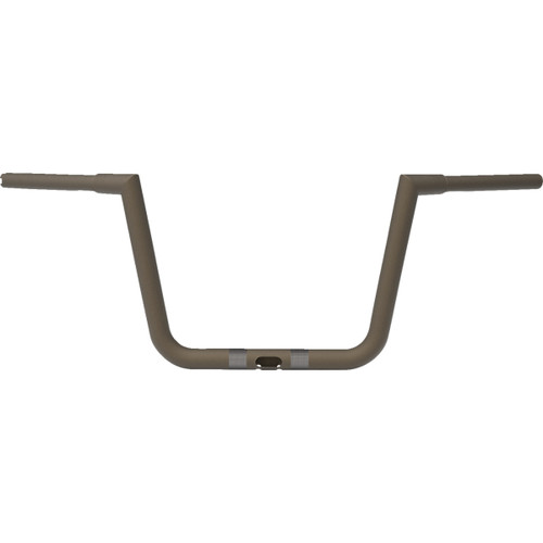 LA Choppers #LA-7312-61Z - 1-1/4" Hefty Twin Peaks Handlebar - 10" - Bronze