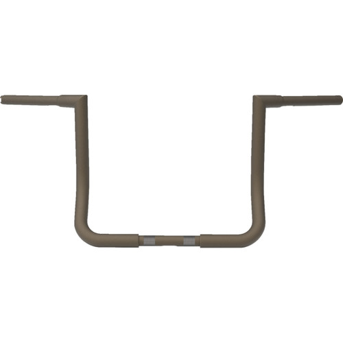LA Choppers #LA-7361-12Z - 1-1/4" Twin Peaks Touring Handlebar - 12" - Bronze
