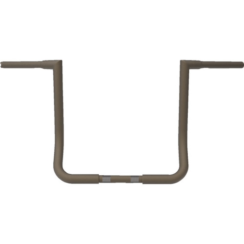 LA Choppers #LA-7361-14Z - 1-1/4" Twin Peaks Touring Handlebar - 14" - Bronze