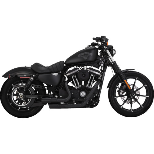 Vance & Hines #46884 - Mini Grenades Exhaust System - Matte Black