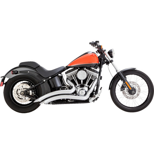 Vance & Hines #26079 - 2-into-2 Big Radius Exhaust System - Chrome