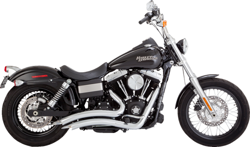 Vance & Hines #26081 - 2-into-2 Big Radius Exhaust System - Chrome