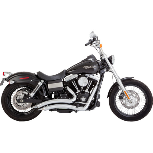 Vance & Hines #26081 - 2-into-2 Big Radius Exhaust System - Chrome