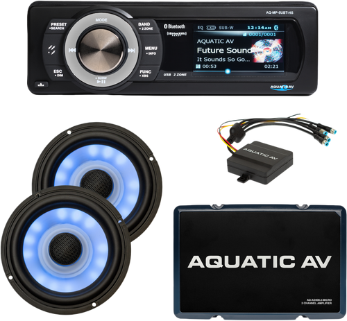 Aquatic AV AQ-UHP3 - Ultra Harley Package `98-13 Flt/Flh