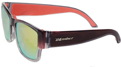 Bomber GM104-RM-RF - Gomer Bomb Floating Eyewear Crystal Smoke W/Red Mirror