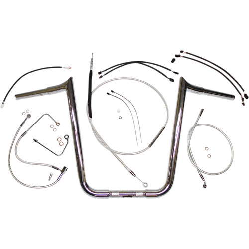 Magnum Shielding #387781 - Sterling Chromite II® Designer Handlebar Installation Kit - 12"-14" - '16-'17 Softail