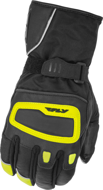 Fly Racing #5884 476-2065~6 - Xplore Gloves Black/Hi-Vis 2x