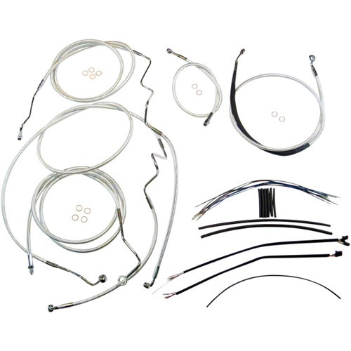 Magnum Shielding #387841 - Sterling Chromite II® Designer Handlebar Installation Kit - 12"-14" - '17-'20 FLH
