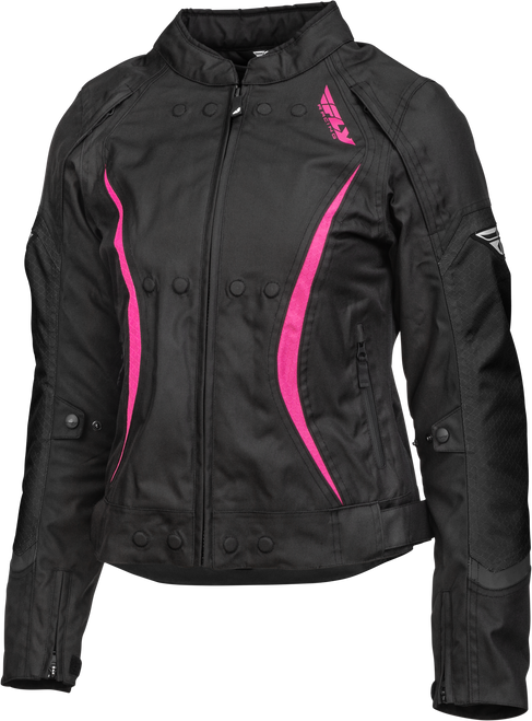 Fly Racing 477-7041XS - Women's Butane Jacket Black/Pink Xs