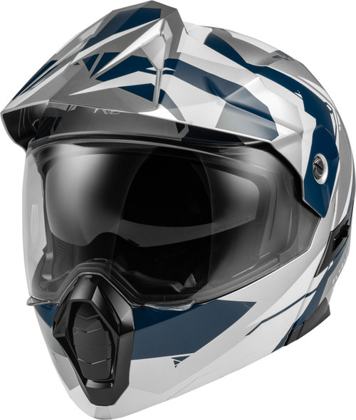 Fly Racing 73-8336L - Odyssey Summit Helmet Navy/Grey/White Lg