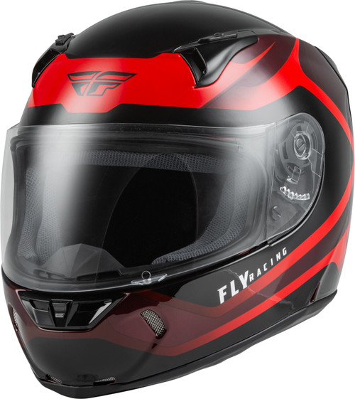 Fly Racing 73-8384L - Revolt Rush Helmet Red/Black Lg