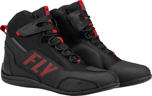 Fly Racing 361-99814 - M21 Riding Shoes Black/Red 14