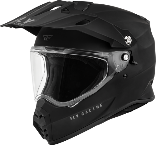 Fly Racing 73-70212X - Trekker Solid Helmet Matte Black 2x