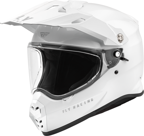 Fly Racing 73-70222X - Trekker Solid Helmet White 2x