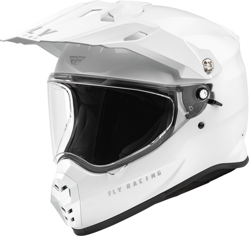 Fly Racing 73-7022X - Trekker Solid Helmet White Xl