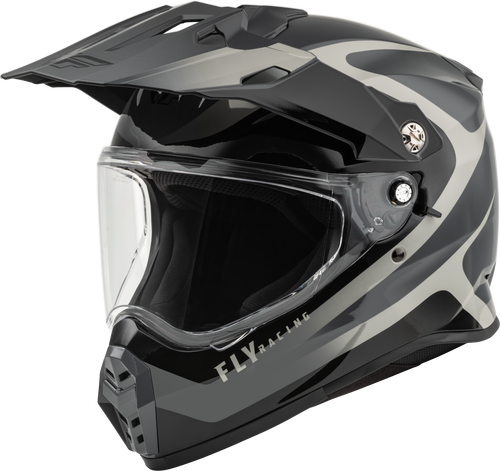 Fly Racing 73-7023M - Trekker Pulse Helmet Black/Grey Md