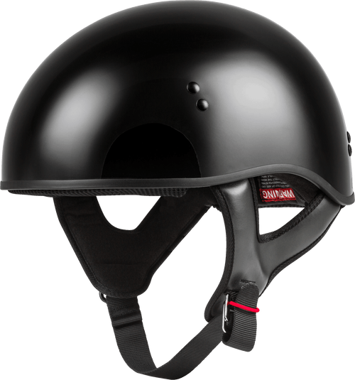 Gmax H145024 - Hh-45 Half Helmet Naked Black Sm Gmax H145024 - Hh-45 Half Helmet Naked Black Sm