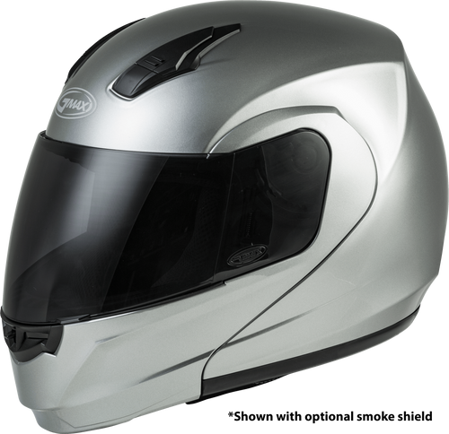 Gmax G104193 - Md-04 Modular Helmet Metallic Silver Xs
