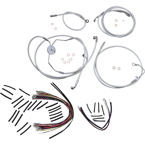 Magnum Shielding #387022 - Sterling Chromite II® Designer Handlebar Installation Kit - 15"-17" - '09-'12 CVO FLTR