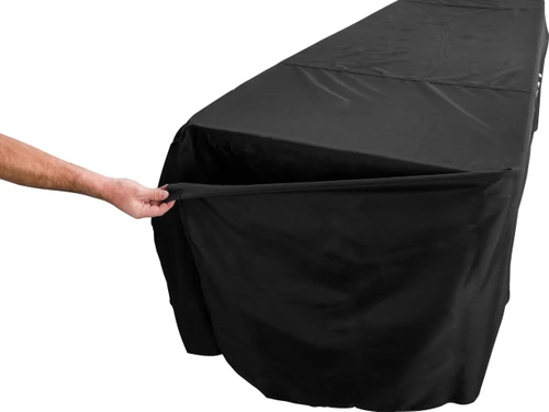 Gmax #72-9978 - Convertible Table Cover Gmax Black 6' OR 8'