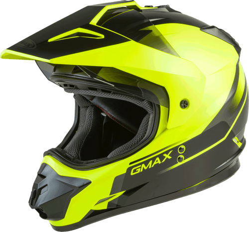 Gmax G1113686 - Gm-11 Dual-Sport Scud Helmet Matte Hi-Vis/Black Lg Gmax G1113686 - Gm-11 Dual-Sport Scud Helmet Matte Hi-Vis/Black Lg
