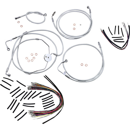 Magnum Shielding #387021 - Sterling Chromite II® Designer Handlebar Installation Kit - 12"-14" - '09-'12 CVO FLTR