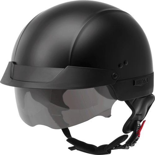 Gmax H1750078 - Hh-75 Half Helmet Matte Black 2x