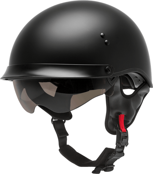 Gmax H9650078 - Hh-65 Half Helmet Full Dressed Matte Black 2x