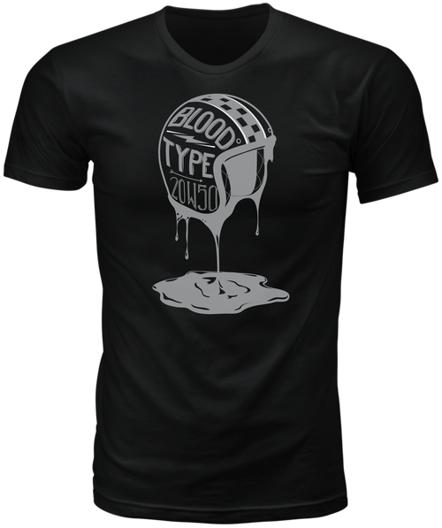 Highway 21 #6331 489-1925~7 - Blood Type Tee Black 3x