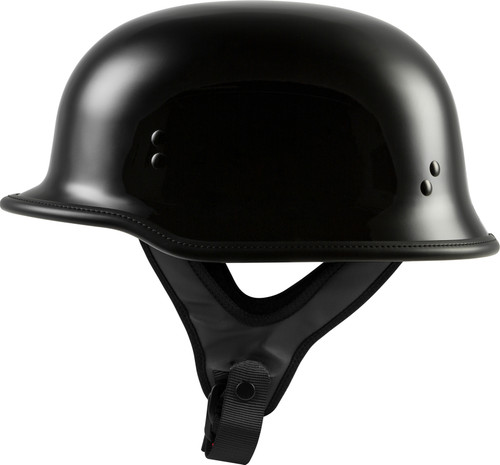 Highway 21 H77-10005X - 9mm German Beanie Helmet Gloss Black 5x