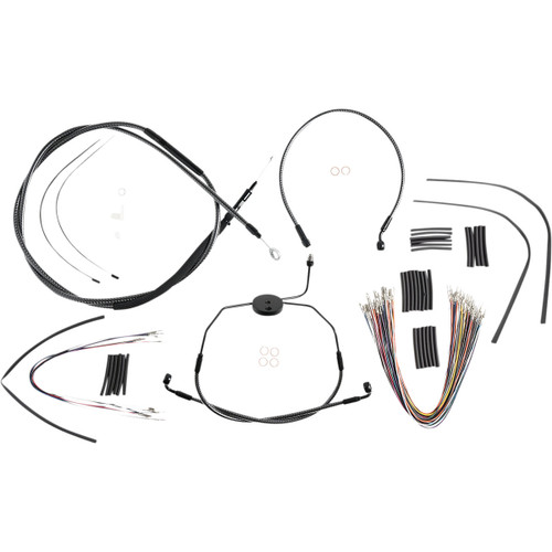 Magnum Shielding #787301 - KARBONFIBR Designer Handlebar Installation Kit - 12"-14" - '08-'13 Touring