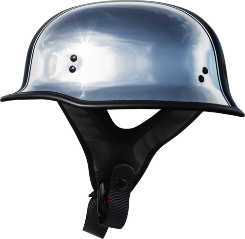 Highway 21 F77-1002M - 9mm German Beanie Helmet Chrome Md