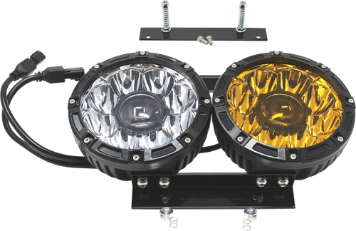 Letric Lighting Co LLC-DB7-YC - 7" Db7 Led Headlight Kit Fltr `15-Up