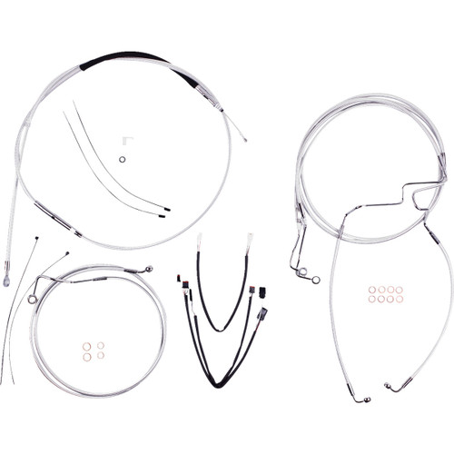 Magnum Shielding #387973 - Sterling Chromite II® Designer Handlebar Installation Kit - 18"-20" - '21-'23 FLTR