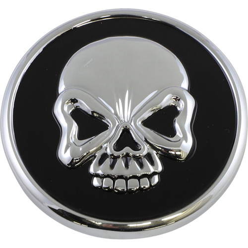 Drag Specialties - Skull Gas Cap - Screw-In Vented