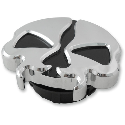 Drag Specialties - Gas Cap - Dummy - Split Skull - Chrome