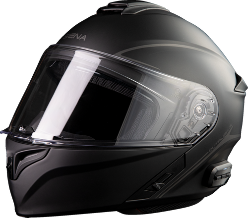 Sena #OUTRUSHR-MB00S3 - Outrush R Helmet - Black - Small