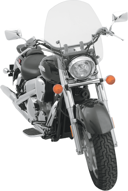 Memphis Shades #MEP5629  - Alley Cat Windshield - 9" Headlight Cutout - Solar