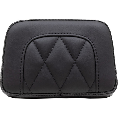 Mustang #88205 - Touring Sissy Bar Pad - Standard - Black - Diamond Stitch - Chief '22-'23